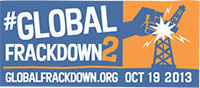 Photo of Global Frackdown logo