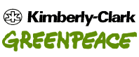 Kimberly-Clark & Greenpeace logo