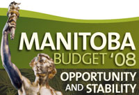 Manitoba 08 budget logo