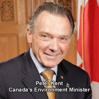 Peter Kent, Canada's Environment Minister