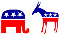 US party symbols