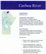 Caribou River Plan 1