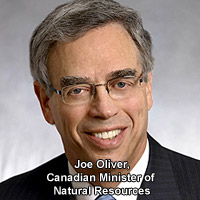 Canadian Minister of Natural Resources, Joe Oliver