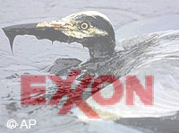 Exxon oiled seabird