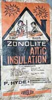 Bag of Zonolite