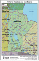 MB Historic Treaties and Sub Basins map