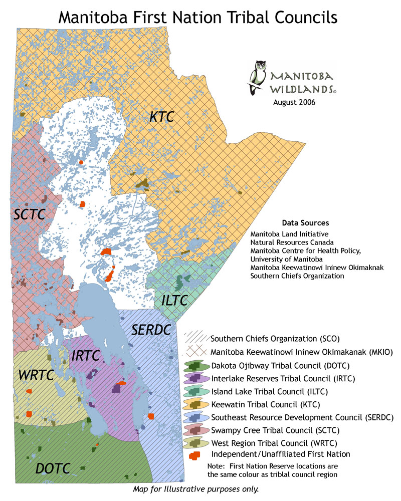 cree tribe  map